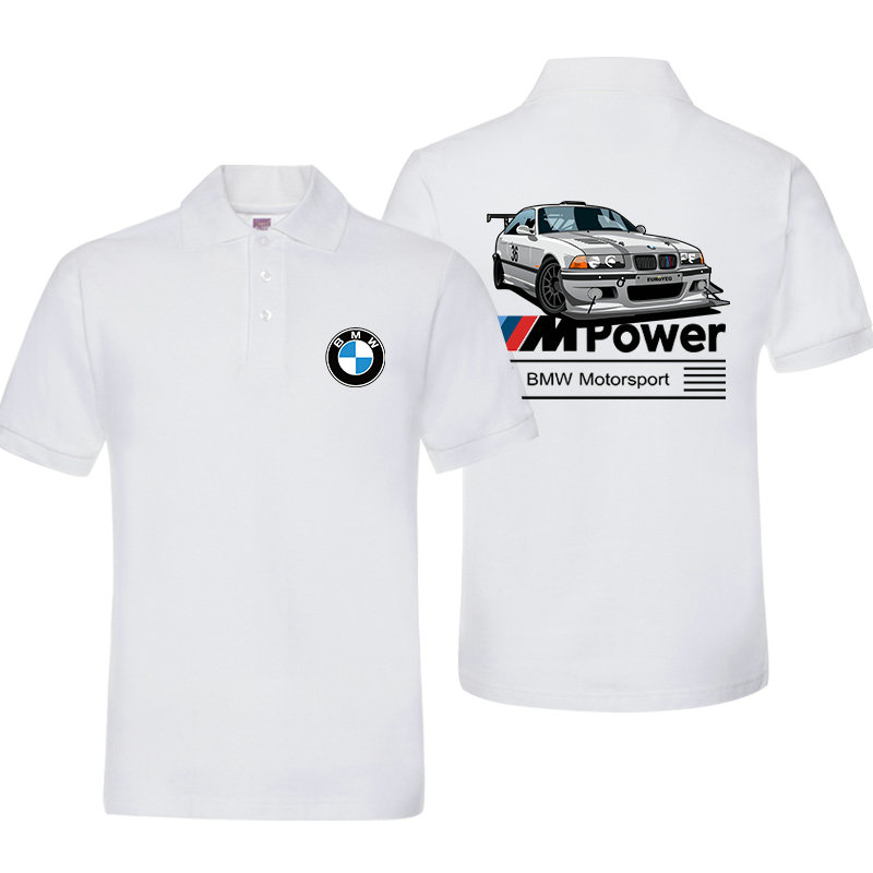 Polo BMW Motorsport Homme Coton M Power Manche Courte